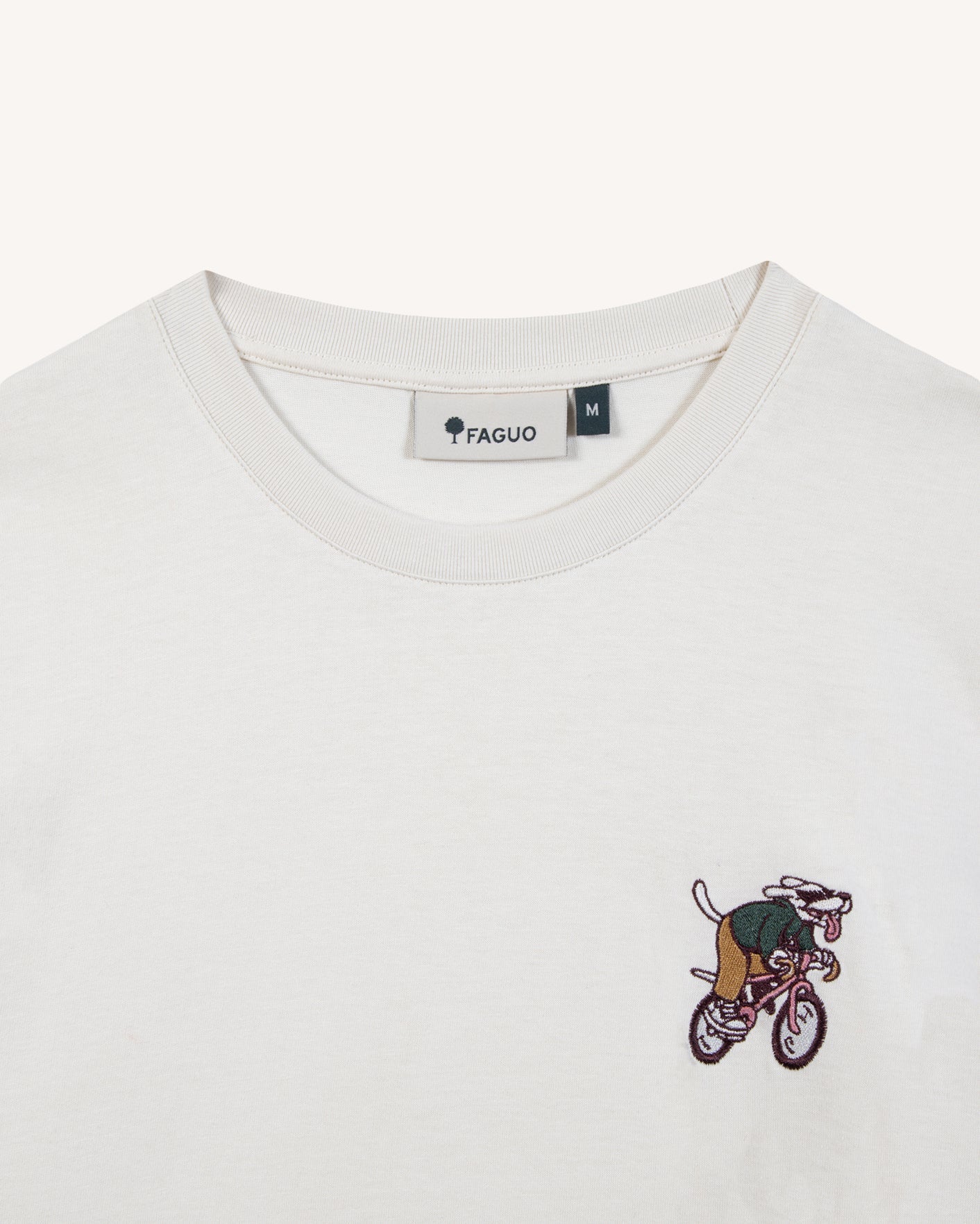 faguo-arcy-t-shirt-brod-cru-coton-recycl-homme image 7