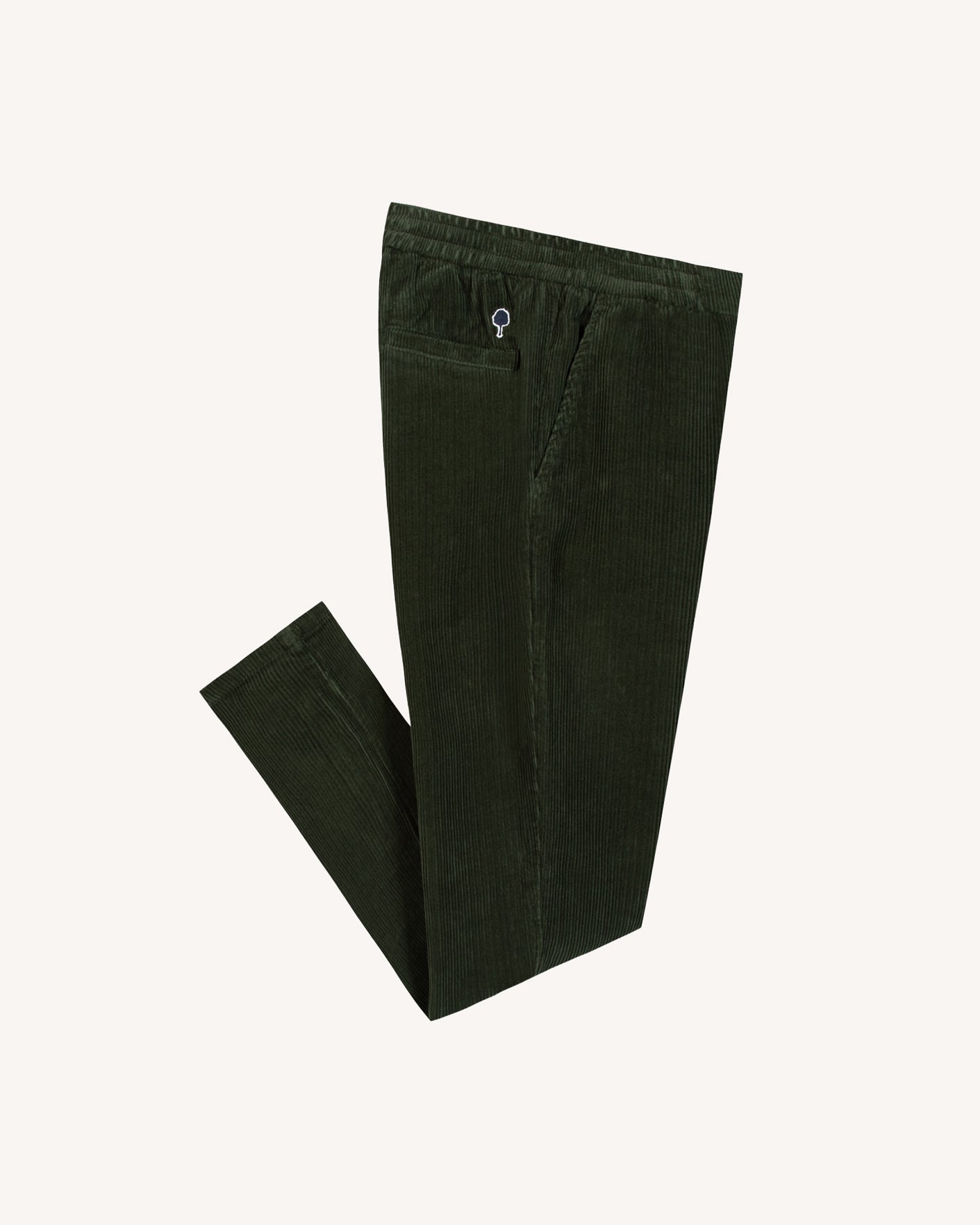 faguo-dreuille-pantalon-taille-lastique-vert-fonc image 2