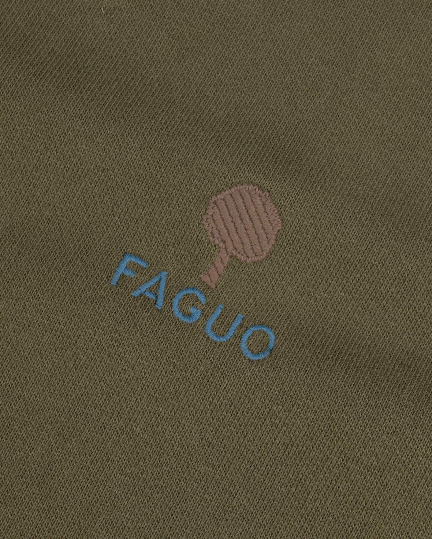 faguo-fango-sweat-col-rond-vert-olive-fonc image 3