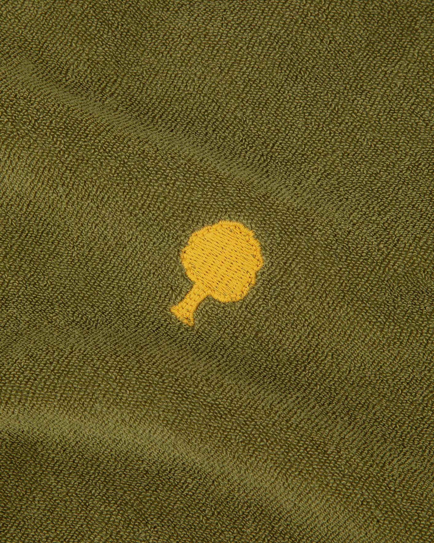 faguo-lugny-t-shirt-oversize-ponge-kaki-fonc image 4