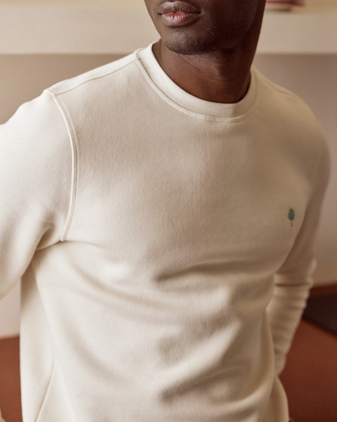 faguo-donzy-sweat-col-rond-beige image 3