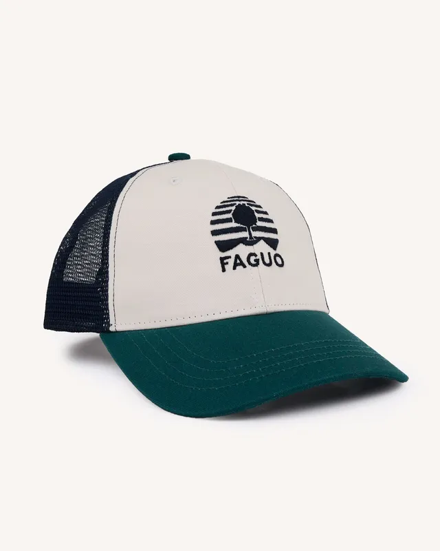 faguo-trucker-casquette-vert-et-bleu-marine-homme image 1