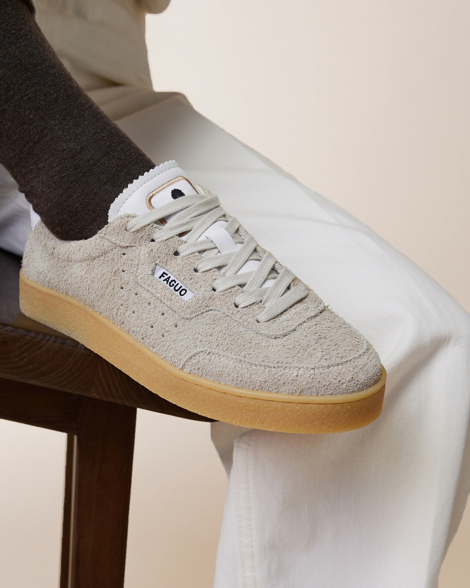 faguo-baskets-femme-lumbo-gris-beige-cuir-su-de-hairy-fm-f26cf0203-gry01 image 3