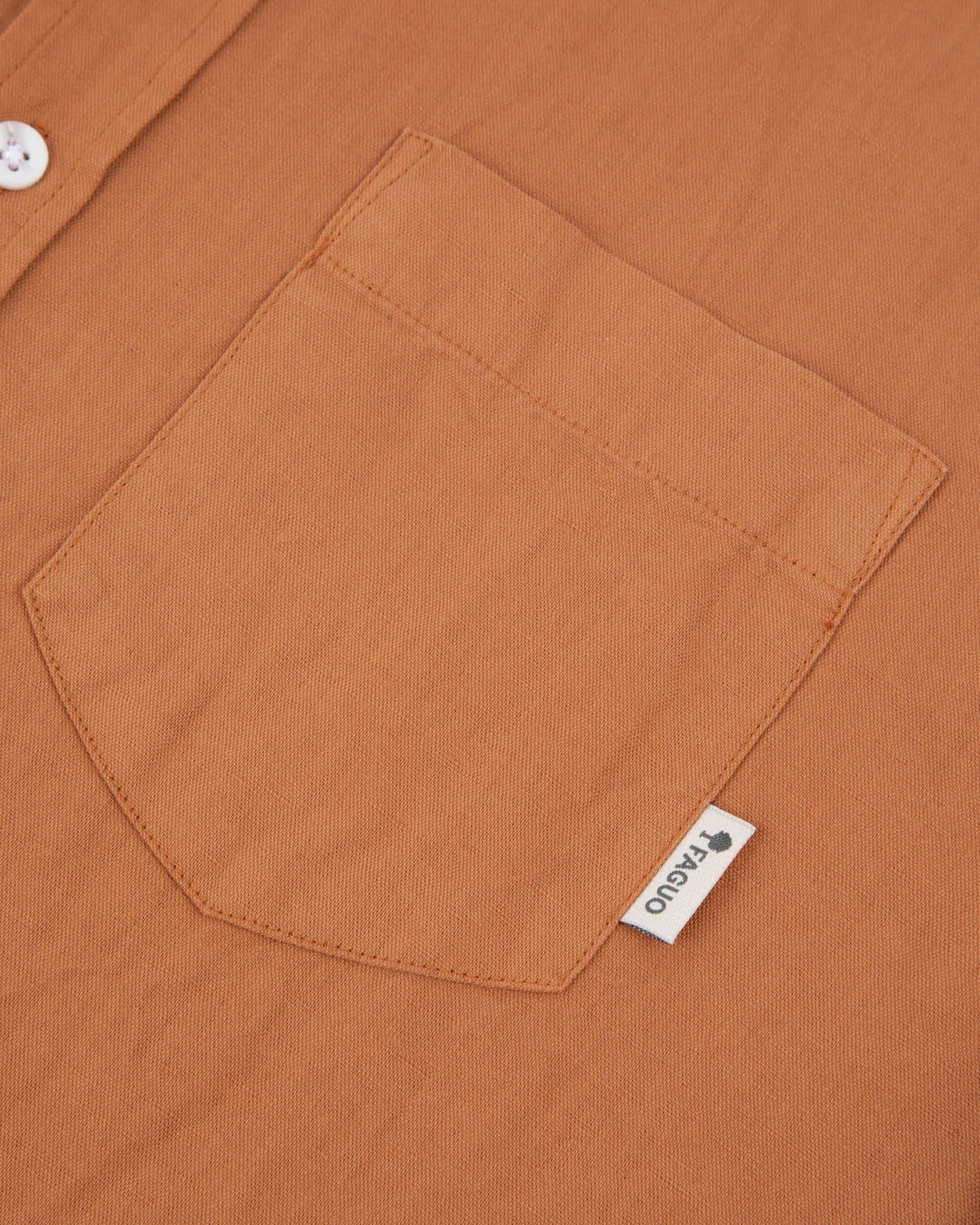 faguo-chiavari-chemise-en-lin-brique-clair-col-officier-coupe-droite image 4