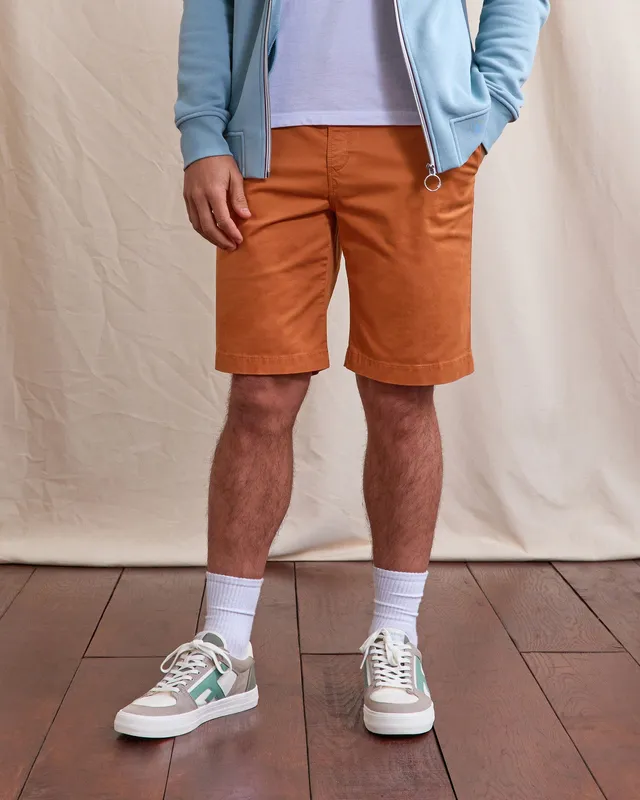faguo-saulieu-bermuda-brique-clair-coton-homme image 1