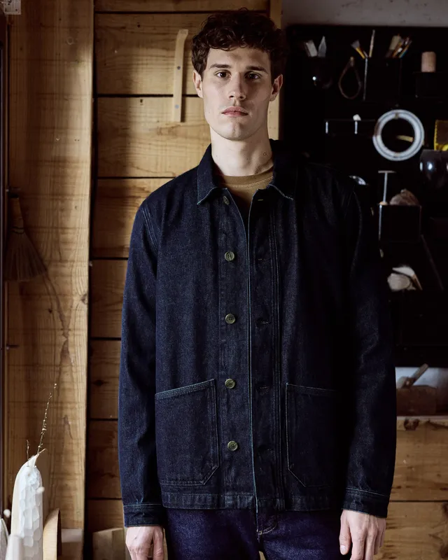 faguo-liffre-veste-en-coton-denim-brut image 1