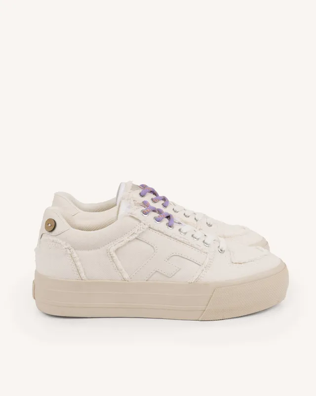 faguo-walnut-platform-baskets-toile-blanches-compens-es-4-cm-femme image 1