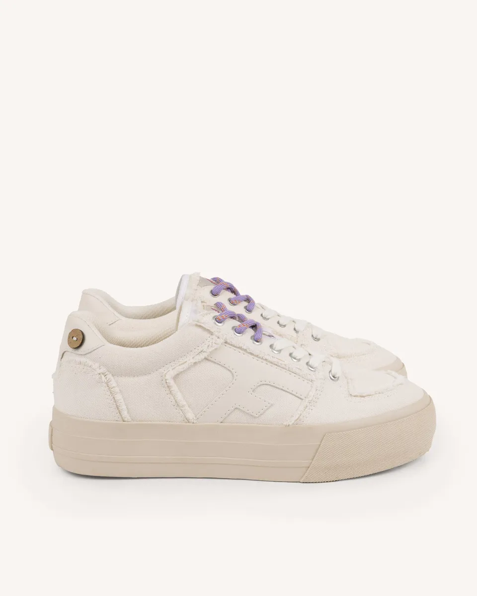 faguo-walnut-platform-baskets-toile-blanches-compens-es-4-cm-femme image 1