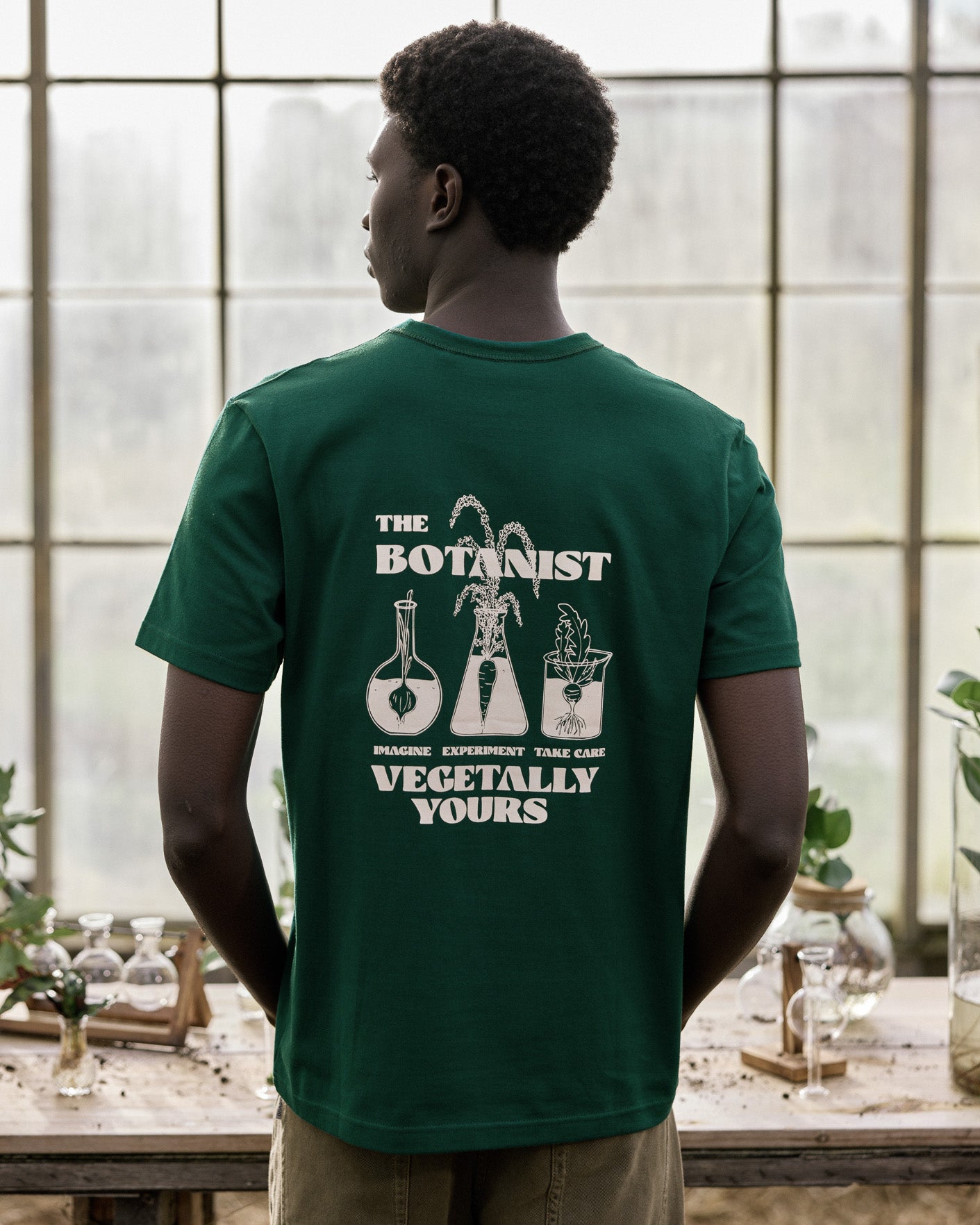 faguo-lugny-t-shirt-vert-sapin-caf-recycl-coupe-loose image 3