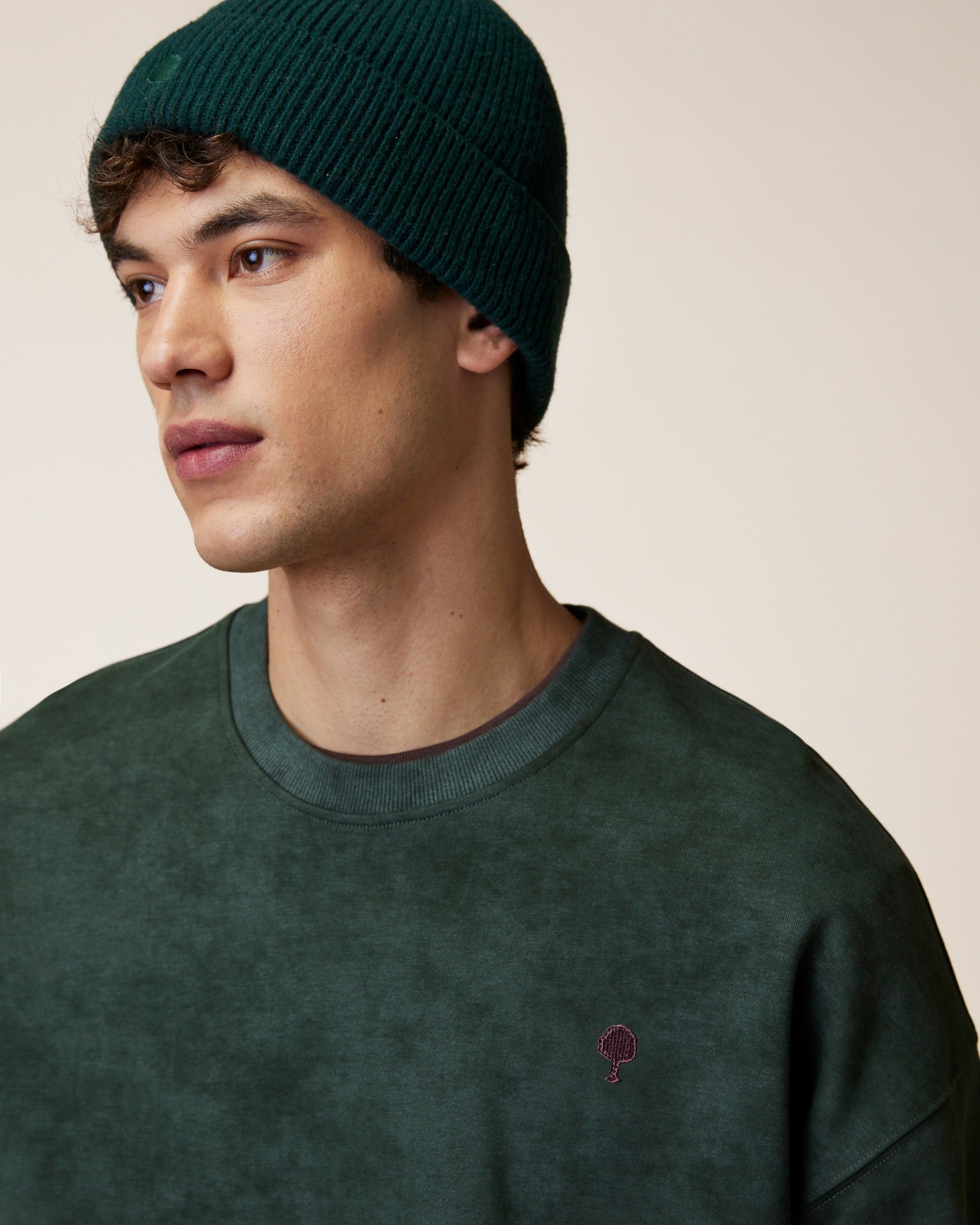 faguo-fango-sweat-vert-fonc-recycl-loose image 6
