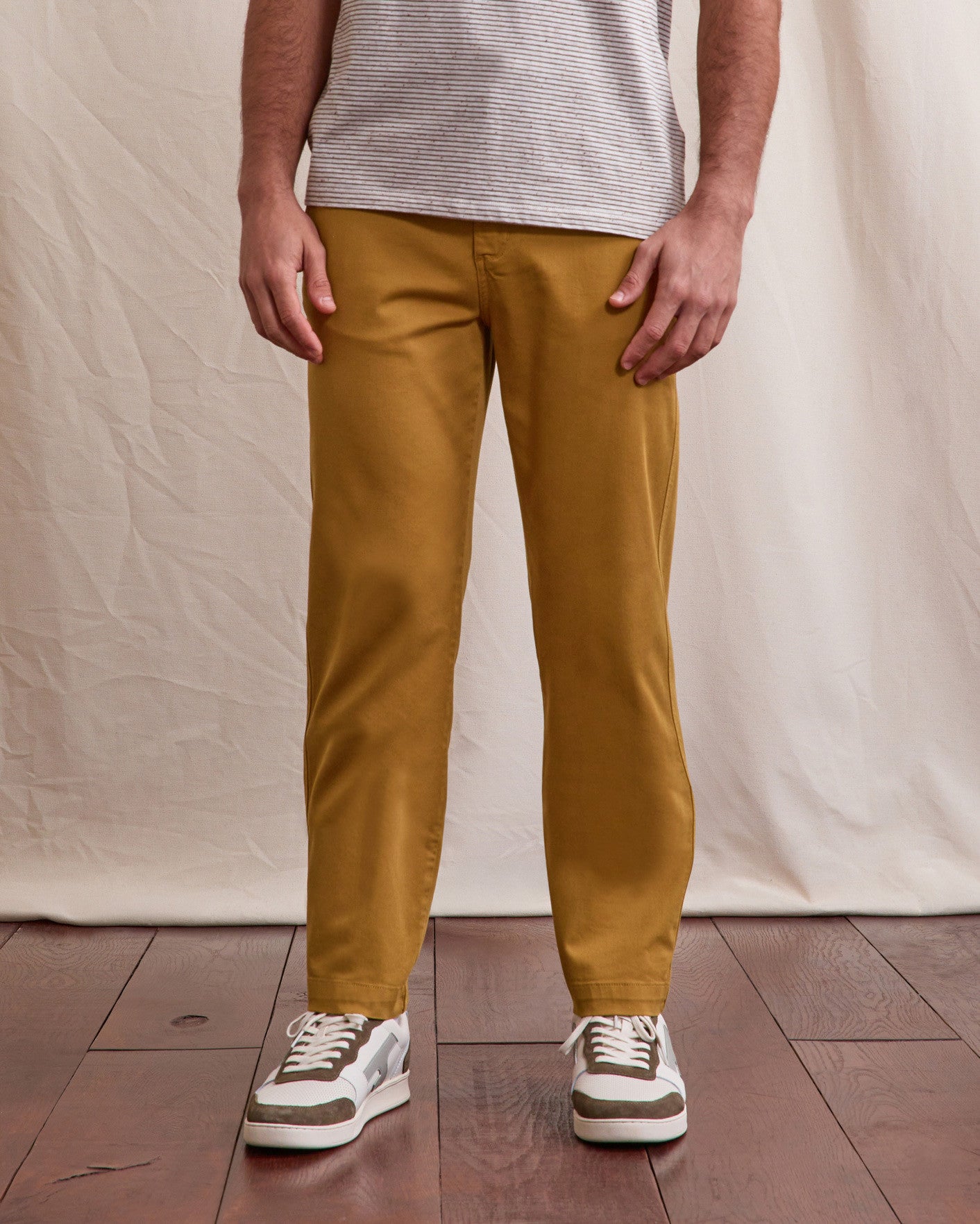 faguo-chino-homme-brix-regular-beige-clair-coton-bio image 1