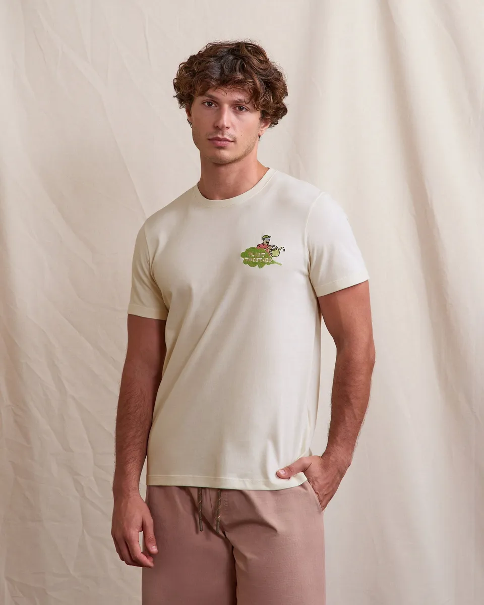faguo-arcy-t-shirt-cru-plant-together-coton image 1