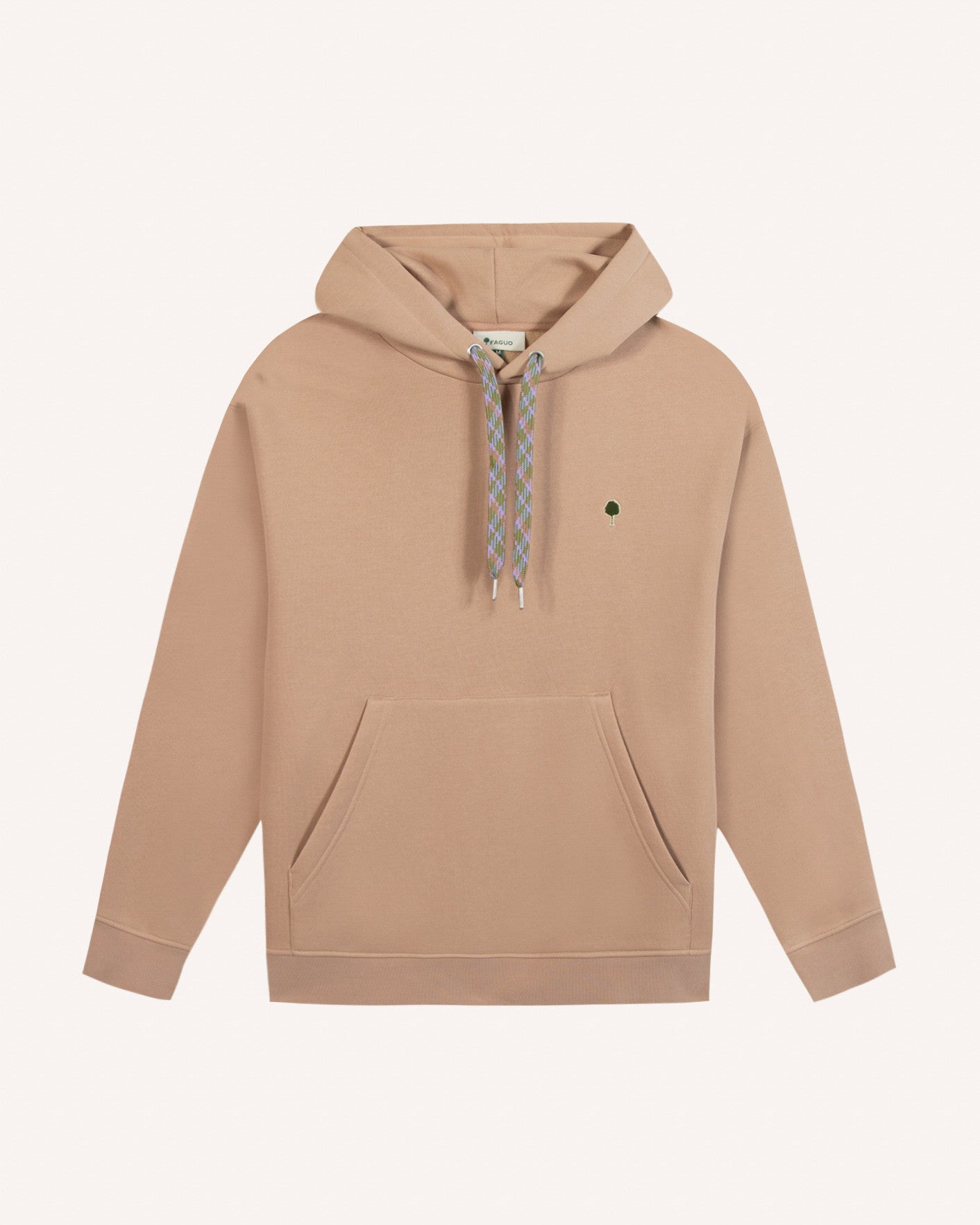 faguo-dirac-os-sweat-capuche-oversize-taupe-molleton image 2