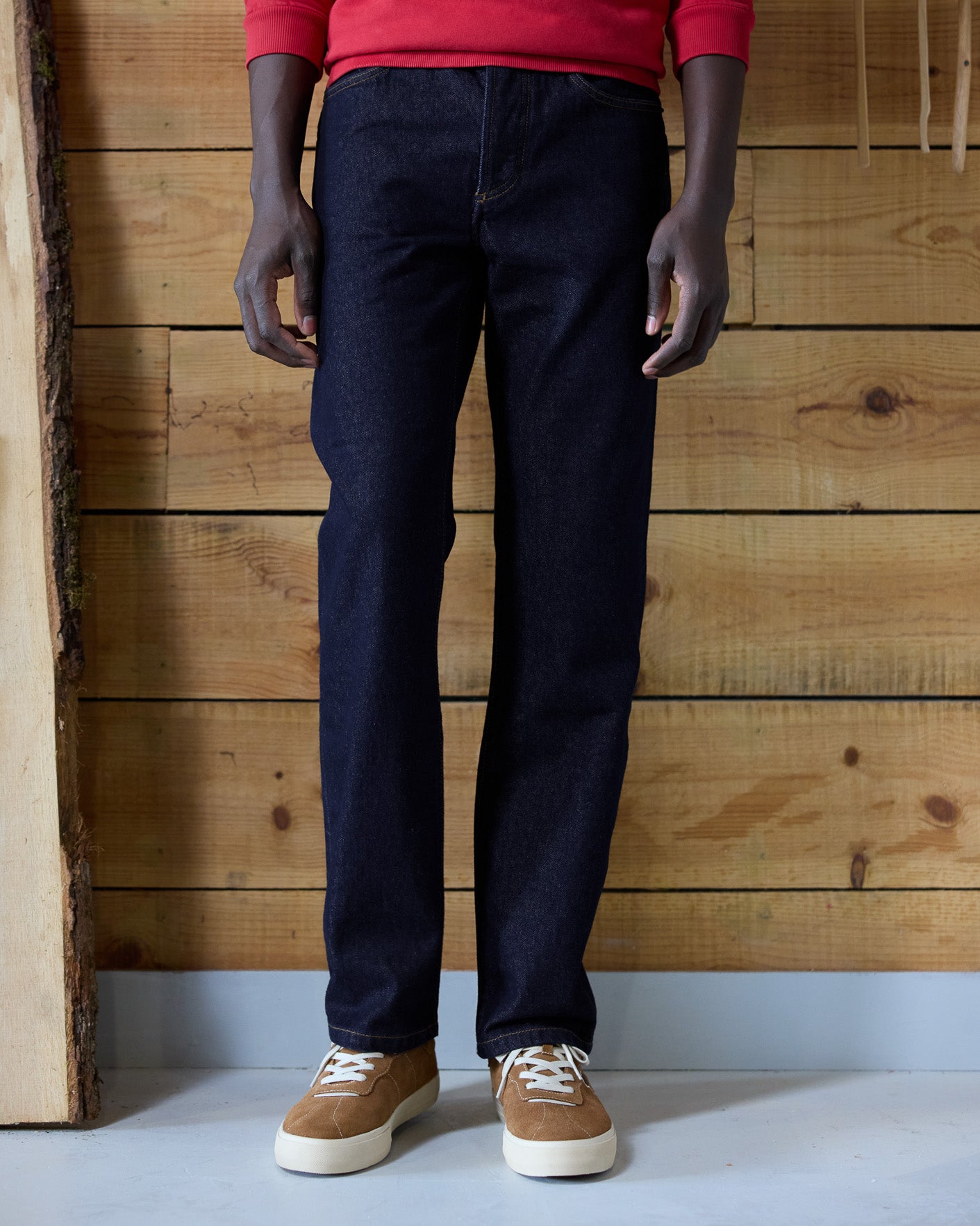 faguo-jean-straight-bleu-coton-recycl image 1