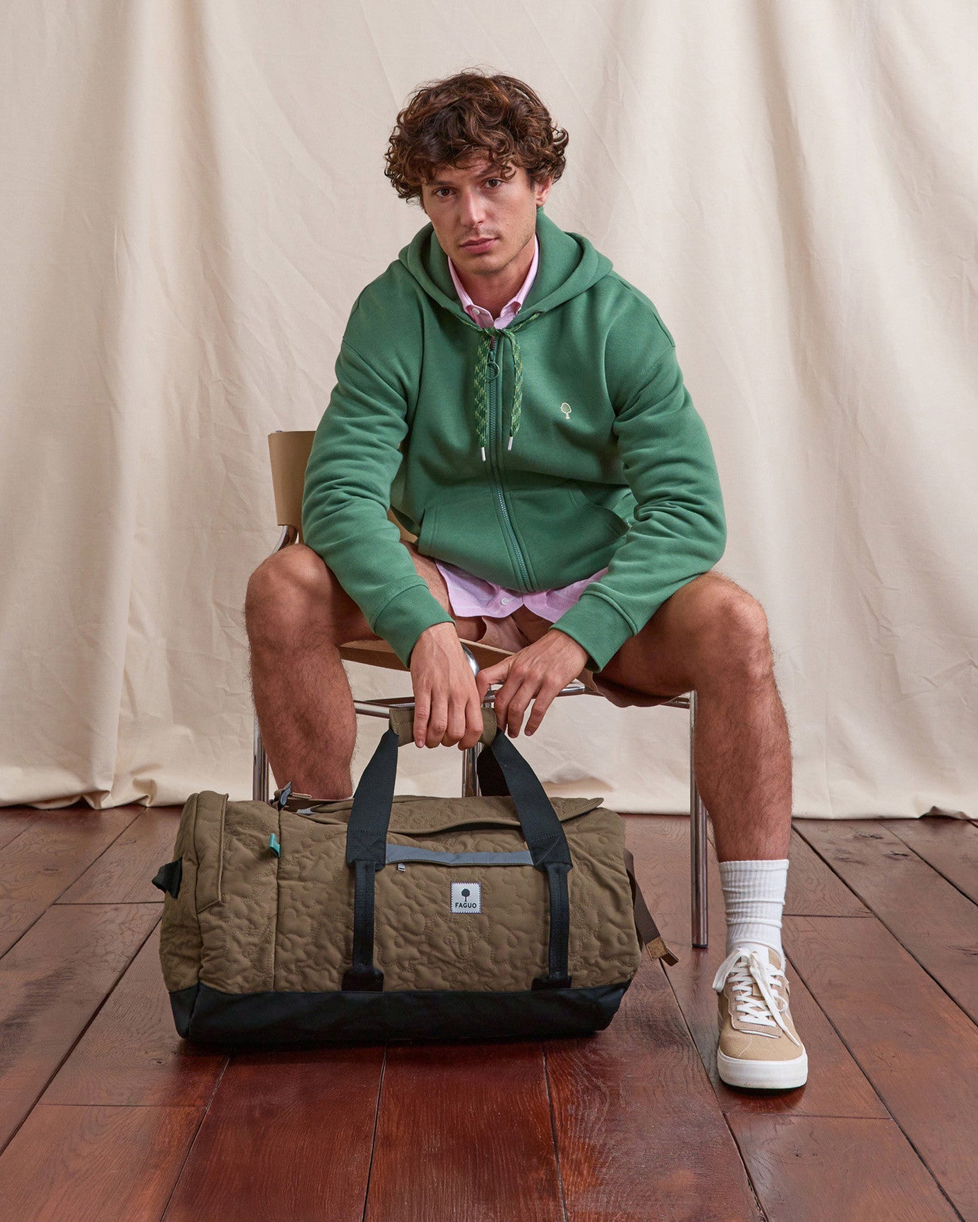 faguo-big-duffle-sac-de-voyage-marron-clair image 2