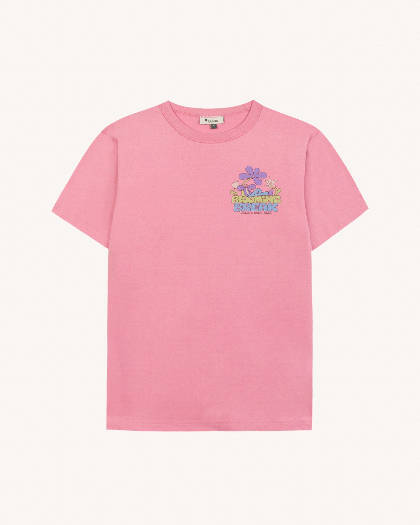 faguo-lugny-t-shirt-imprim-blooming-rose-homme image 2