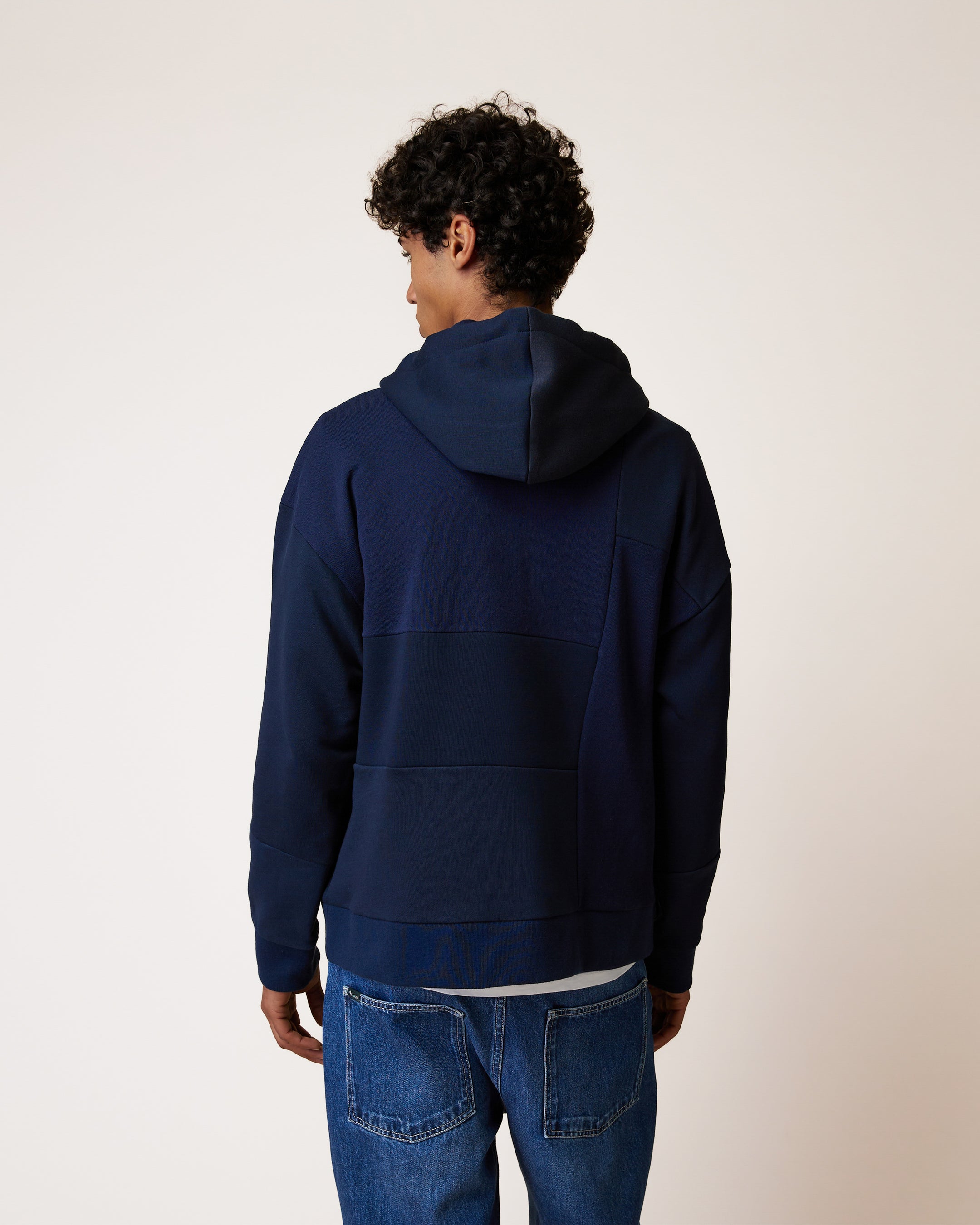 faguo-dirac-up-sweat-capuche-bleu-marine-en-molleton-upcycl image 8