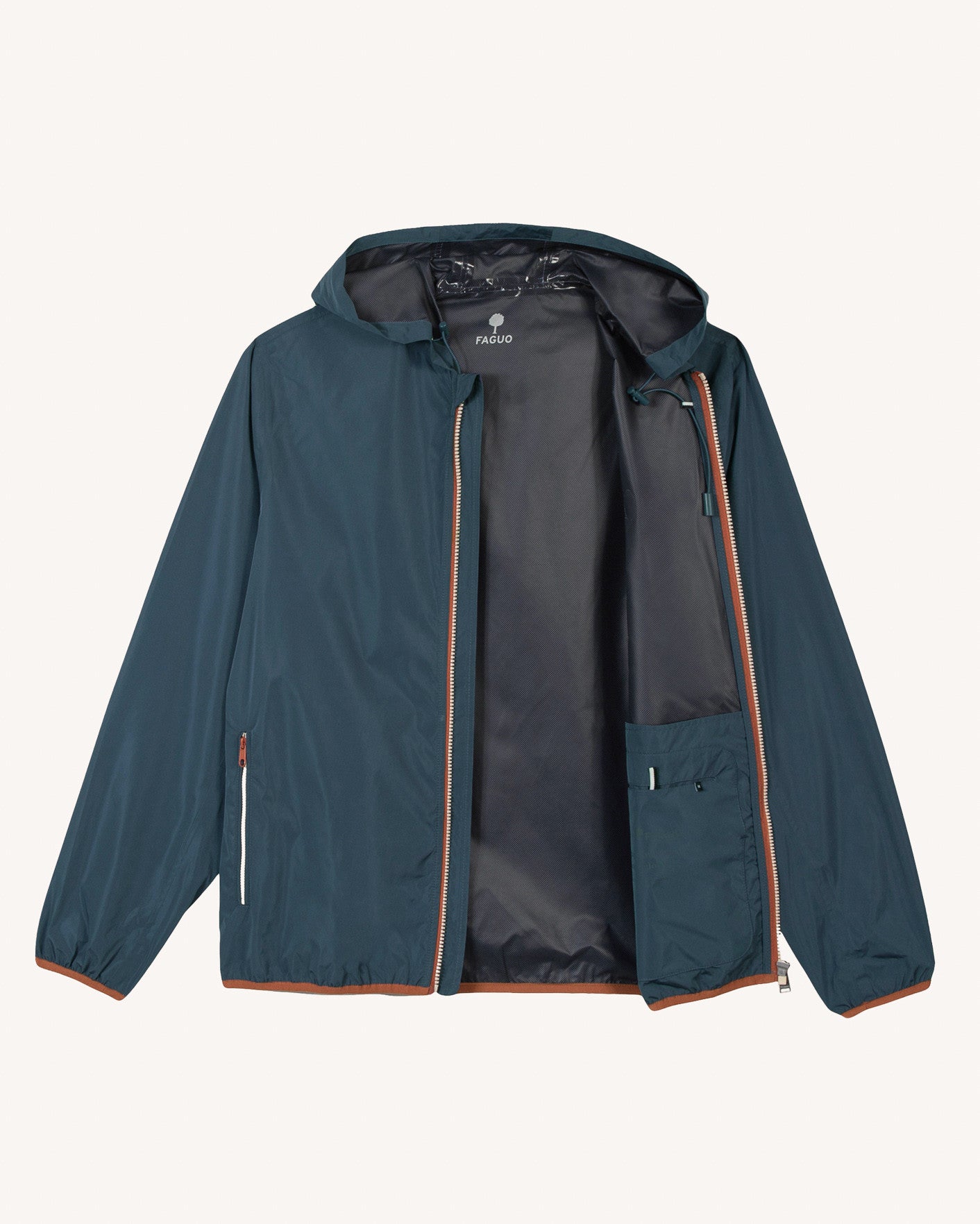 faguo-carnoet-veste-coupe-vent-imperm-able-bleu-marine-homme image 2