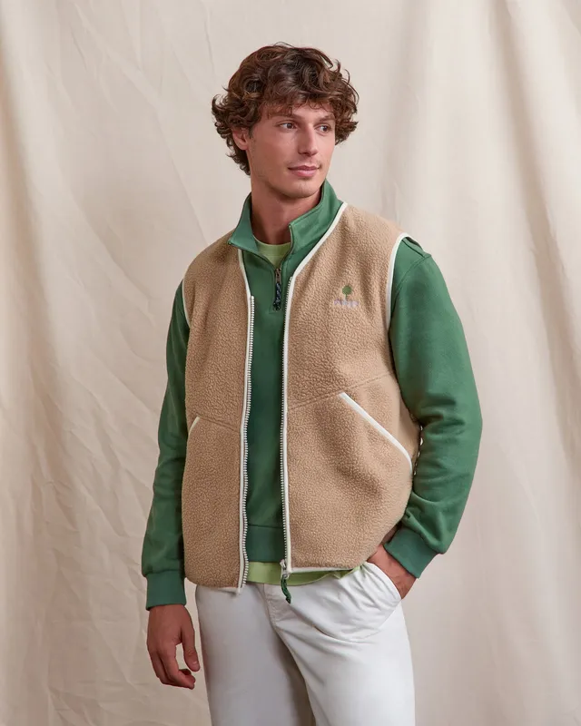 faguo-teillay-veste-polaire-sans-manches-taupe image 1