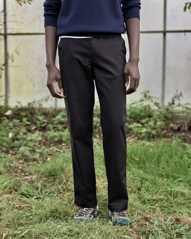 faguo-brix-regular-chino-noir-coton image 1