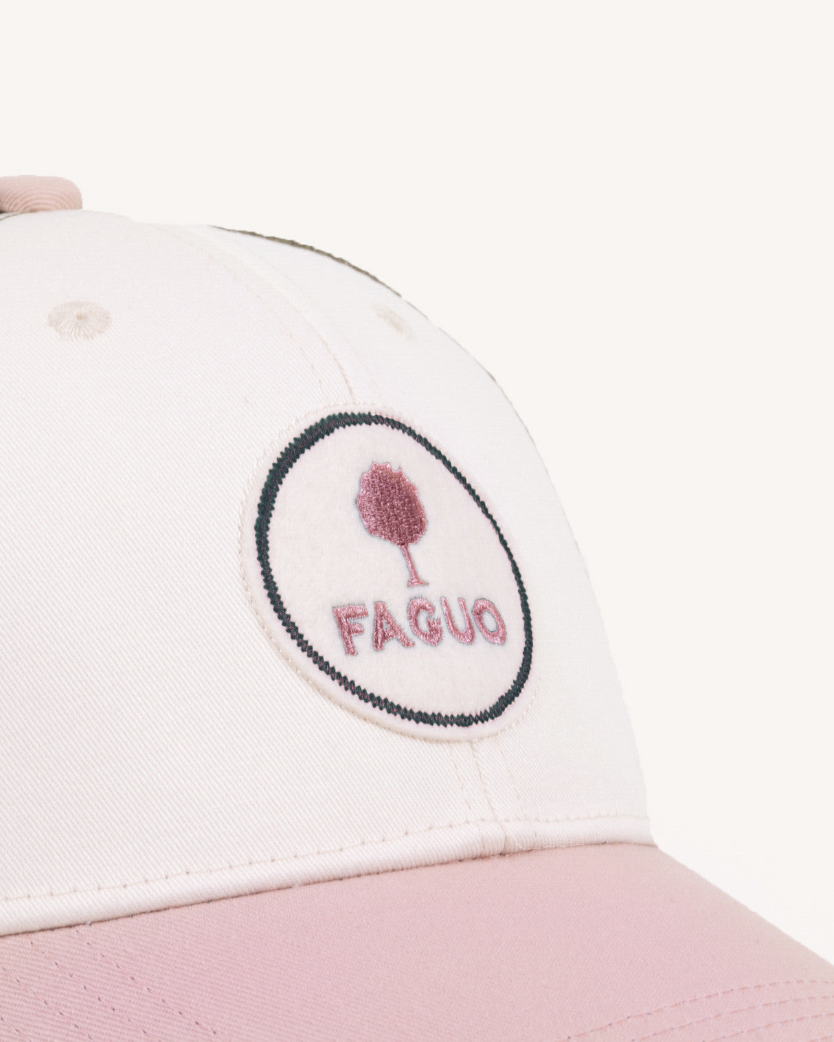 faguo-trucker-casquette-rose-p-le-et-kaki image 4