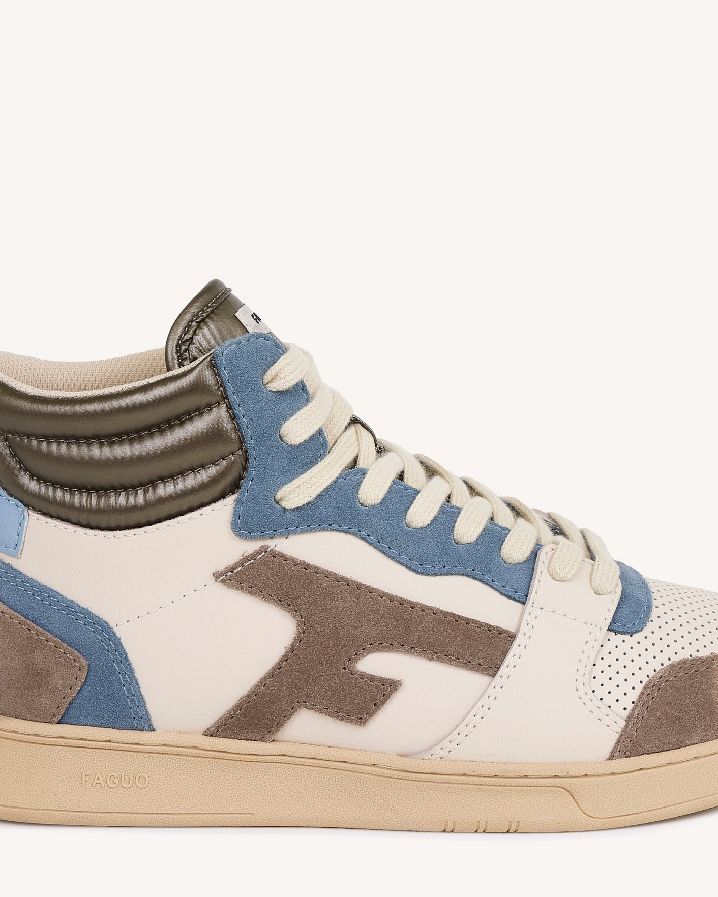 faguo-hazel-mid-baskets-montantes-cuir-cru-et-bleu-vintage image 5