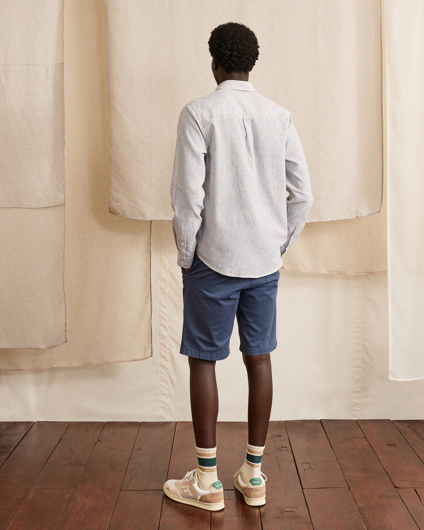 faguo-saulieu-bermuda-homme-bleu-marine-coton-stretch image 6