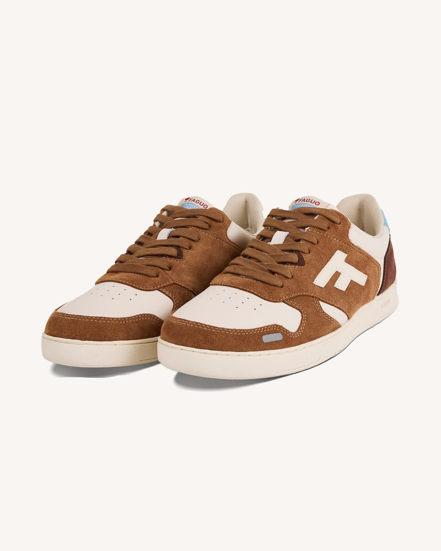 faguo-palmer-baskets-cuir-et-su-de-cr-me-beige-clair image 4