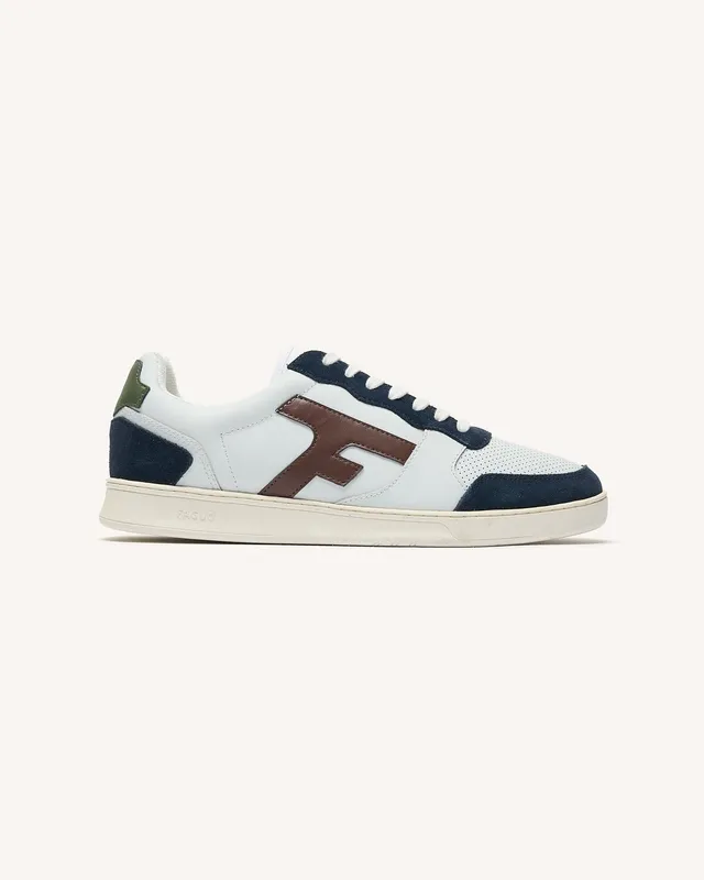 faguo-hazel-baskets-cuir-blanc-bleu-marron image 1
