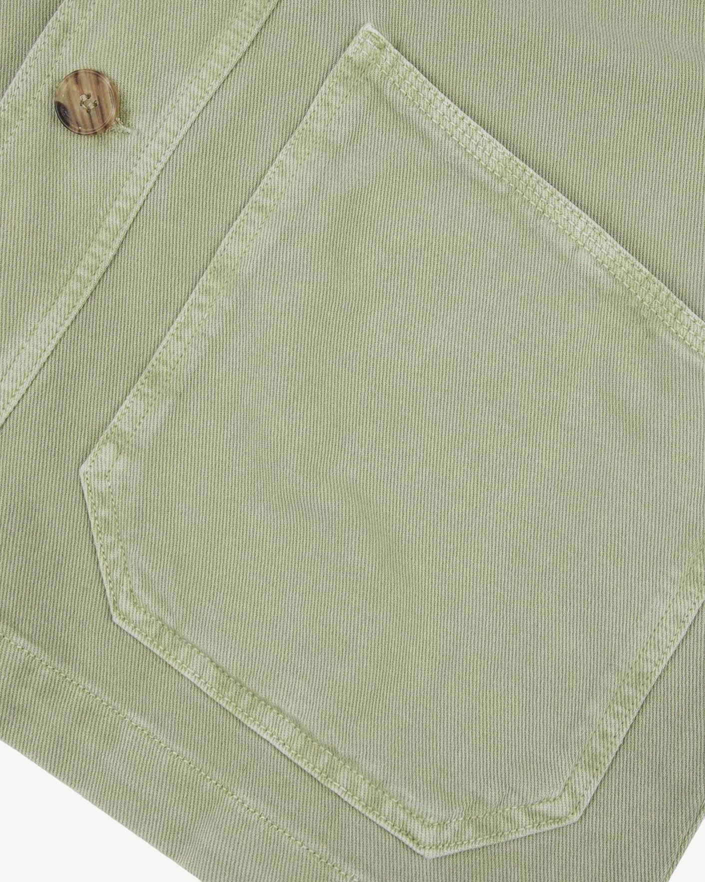 faguo-liffre-veste-coton-homme-kaki-clair image 6