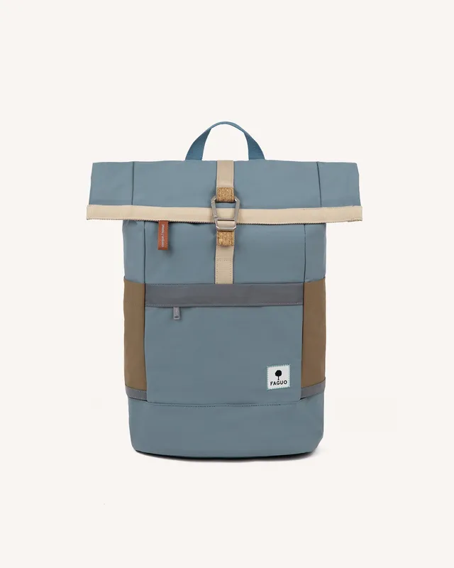 faguo-cycling-medium-sac-dos-v-lo-bleu-gris-convertible image 1