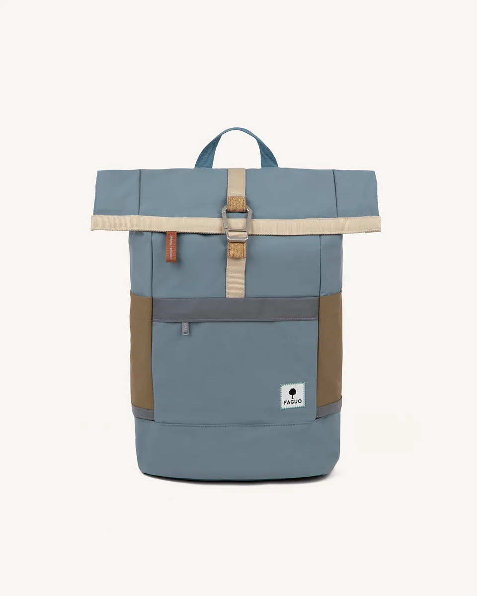 faguo-cycling-medium-sac-dos-v-lo-bleu-gris-convertible image 1
