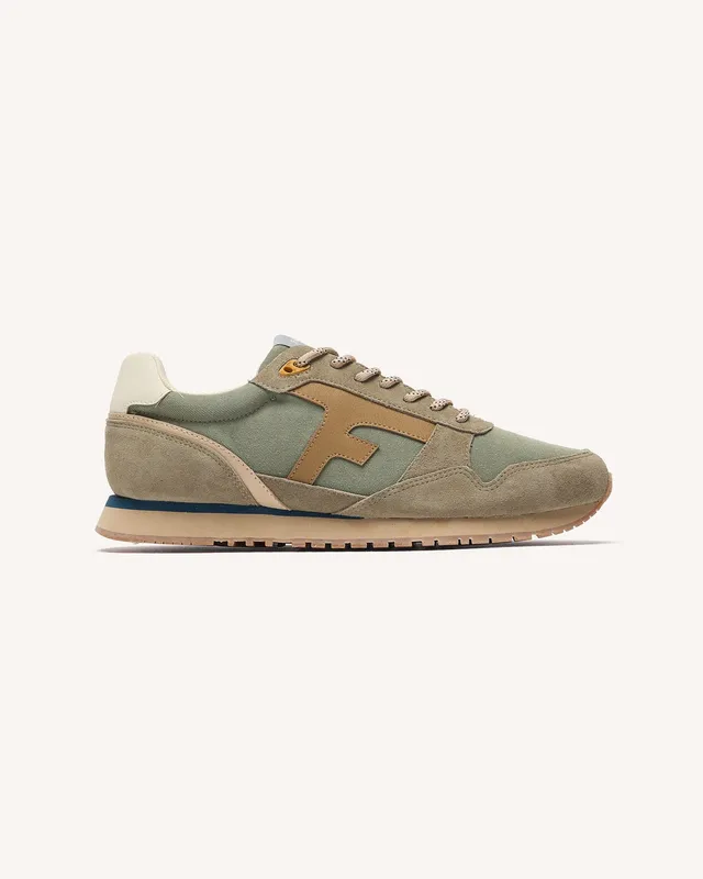 faguo-elm-baskets-kaki-fonc-style-running-r-tro image 1