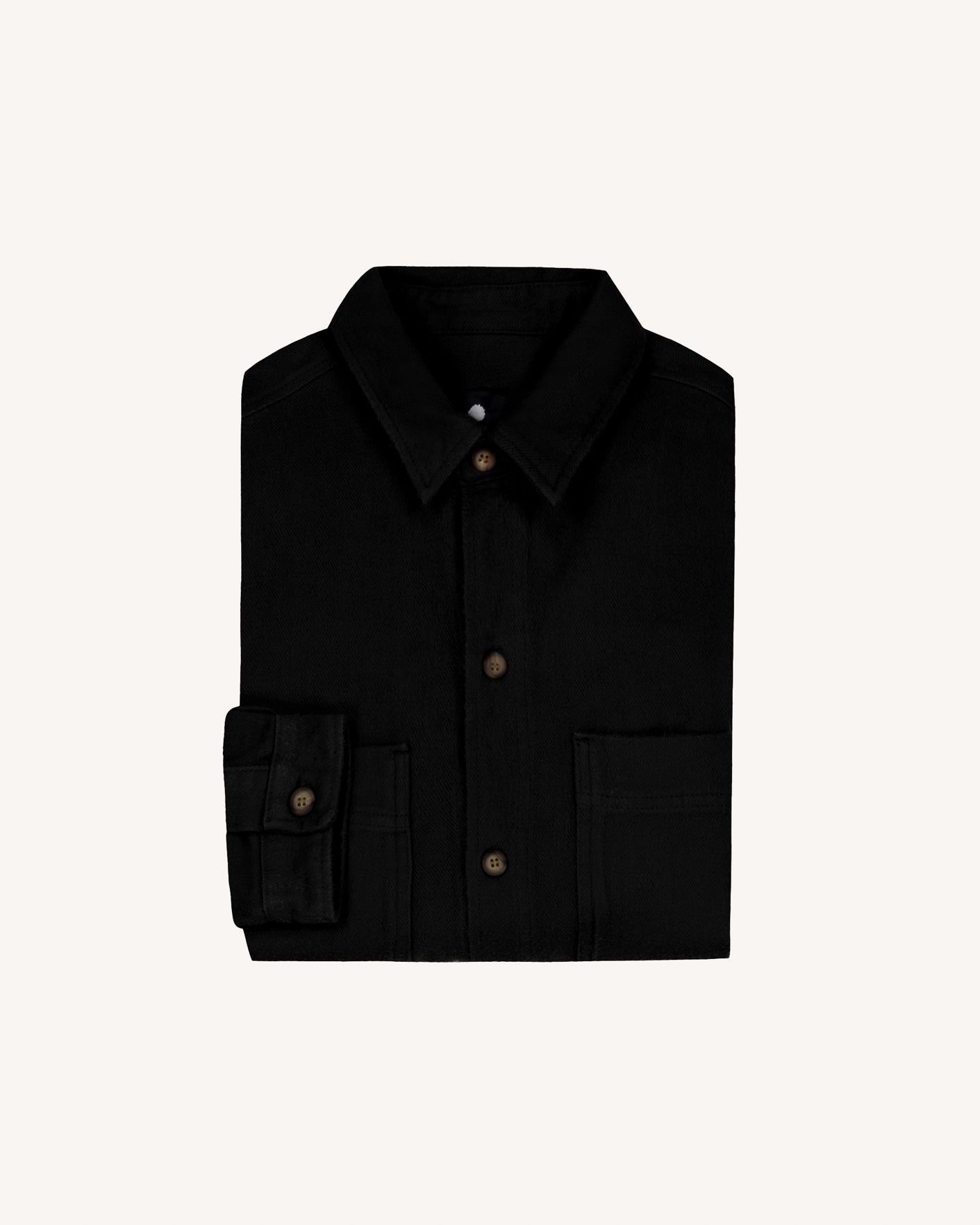 faguo-clemont-surchemise-noir-coupe-droite image 4