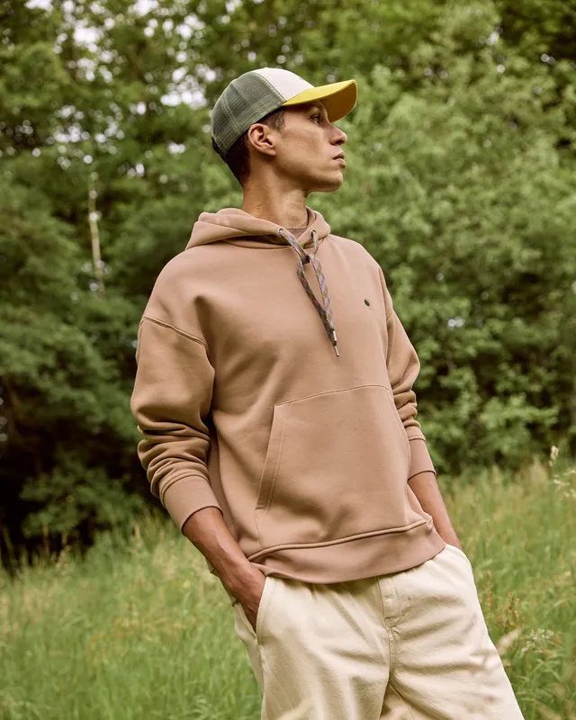faguo-dirac-os-sweat-capuche-oversize-taupe-molleton image 1