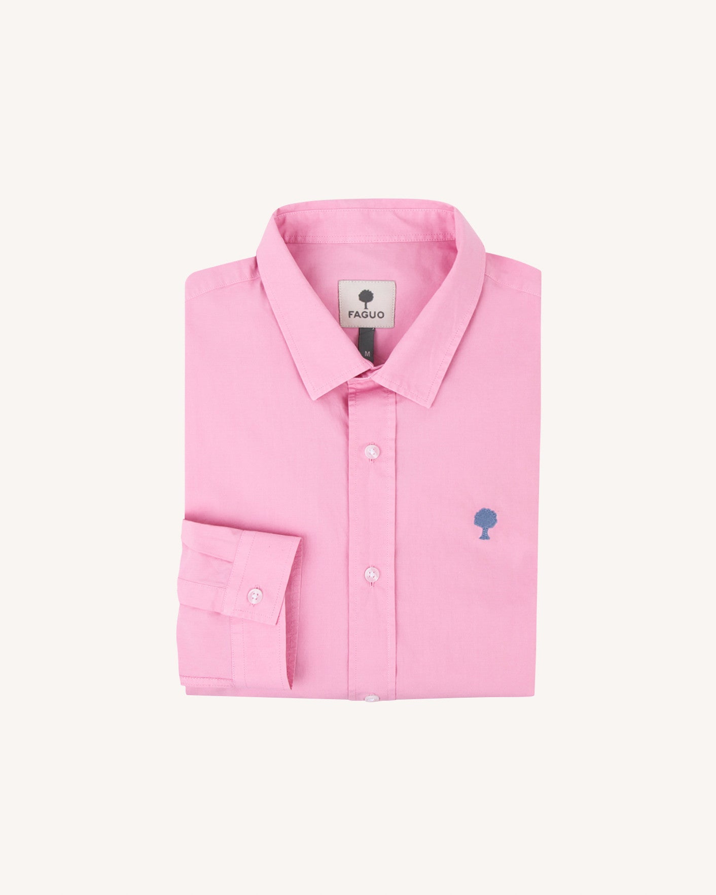faguo-iraty-chemise-homme-rose-popeline image 5