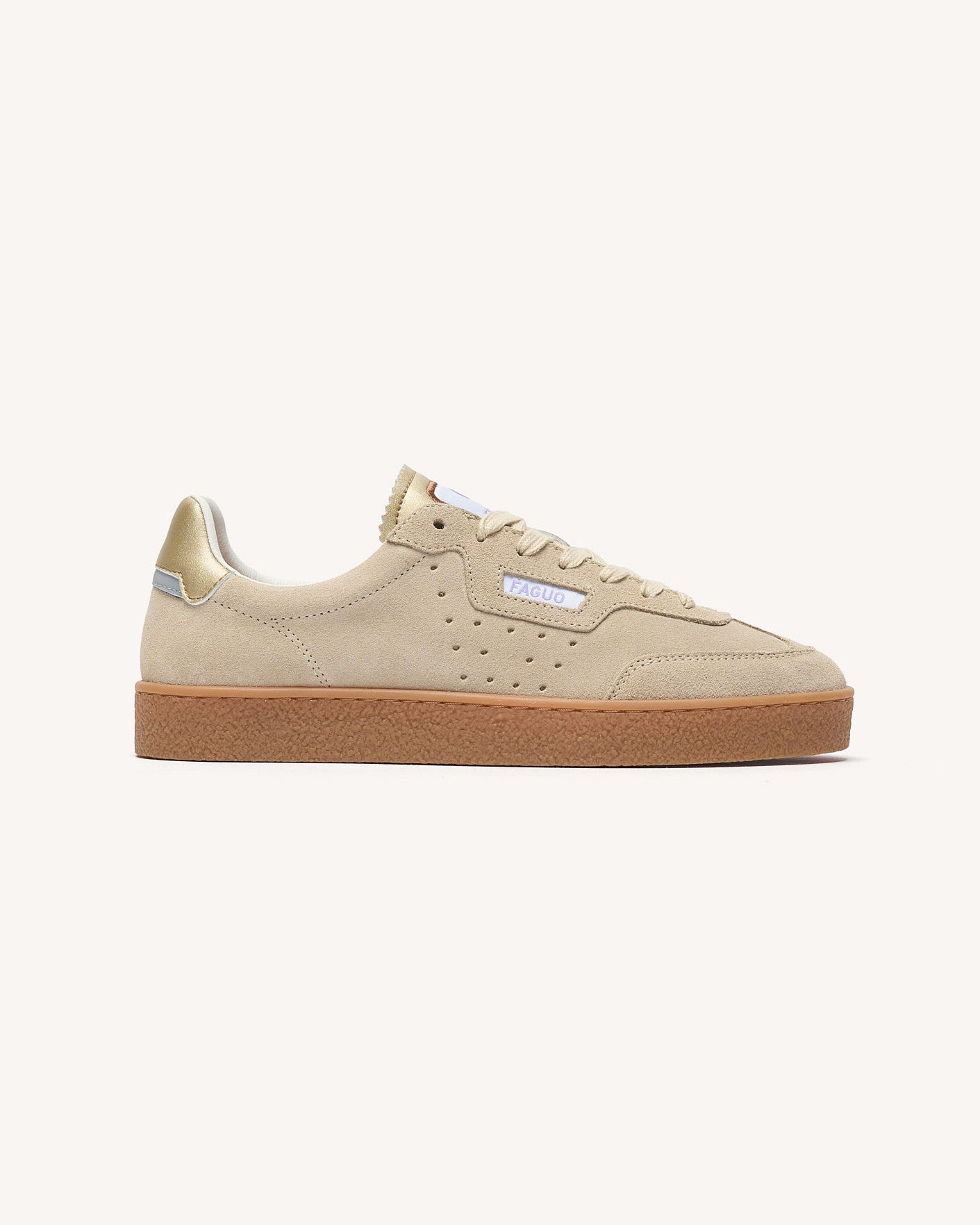 faguo-lumbo-baskets-beige-et-dor-cuir-su-de-femme image 1