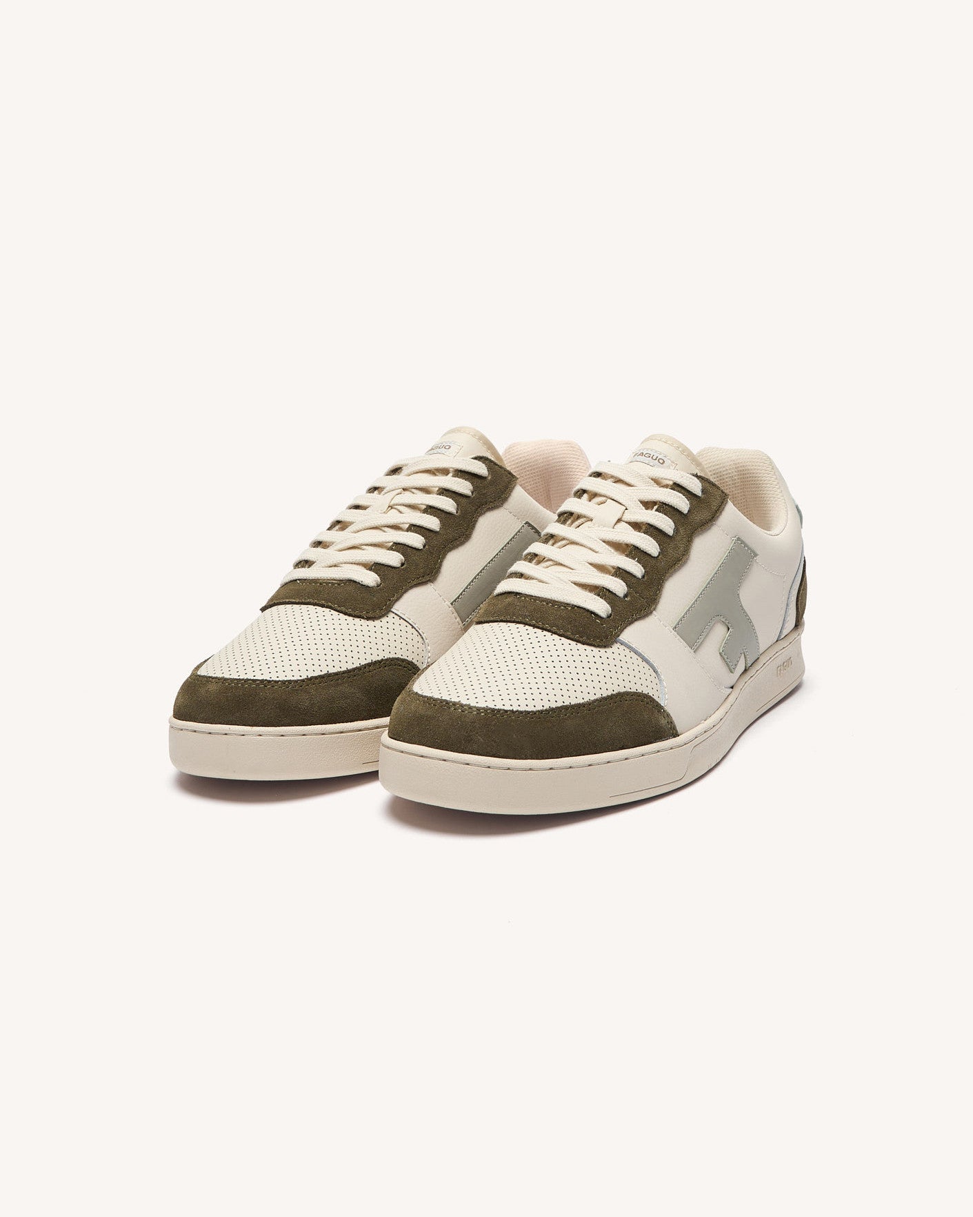 faguo-hazel-baskets-basses-cr-me-et-marron-cuir image 5