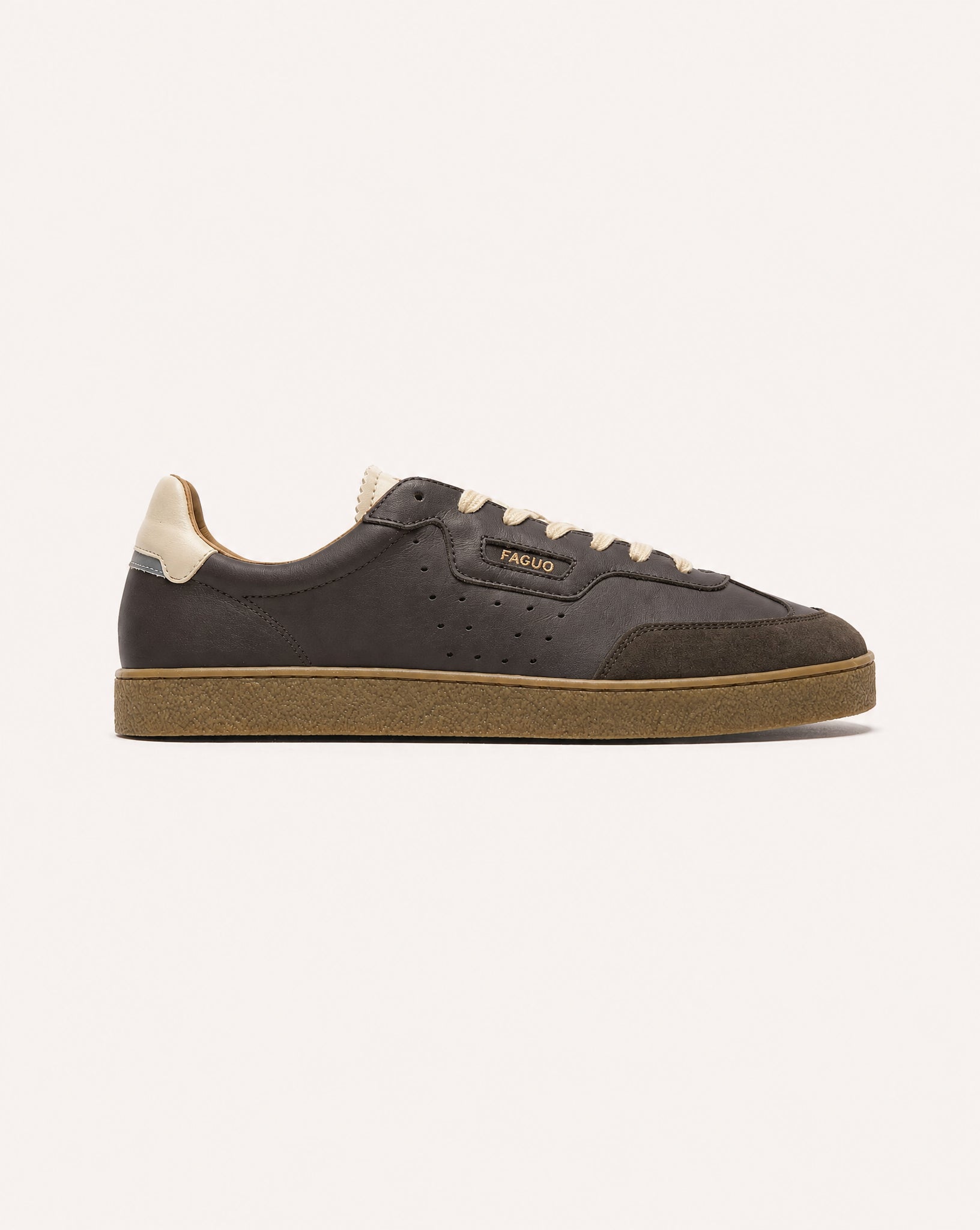faguo-baskets-cuir-lumbo-marron-chocolat image 1