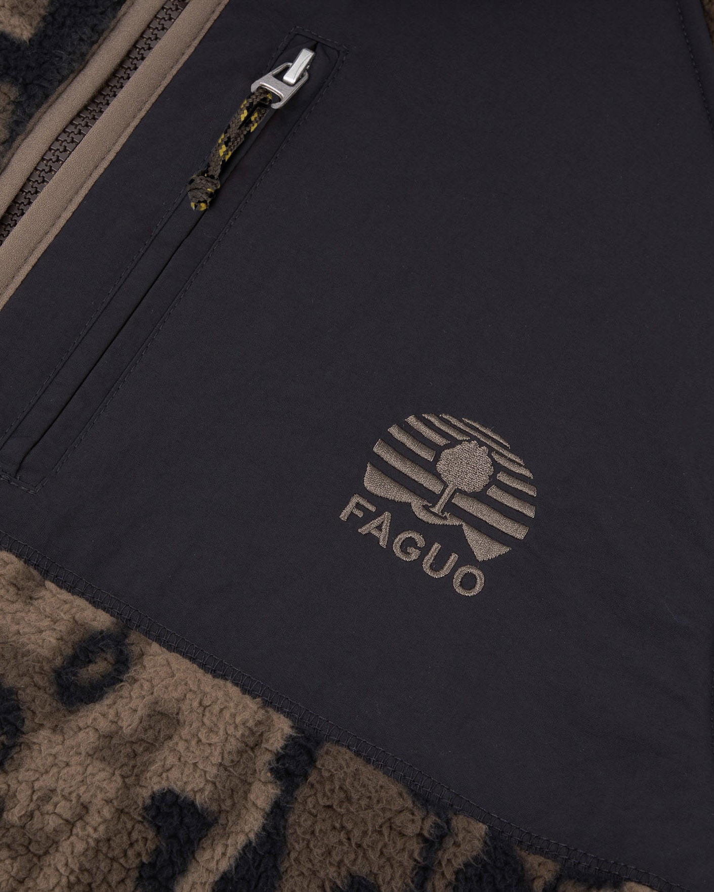 faguo-senart-veste-polaire-sherpa-marron image 4