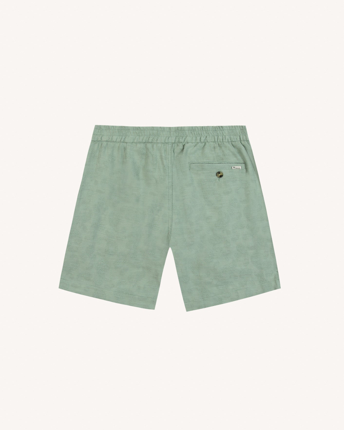 faguo-chevre-short-homme-vert-clair-coton-et-viscose image 5