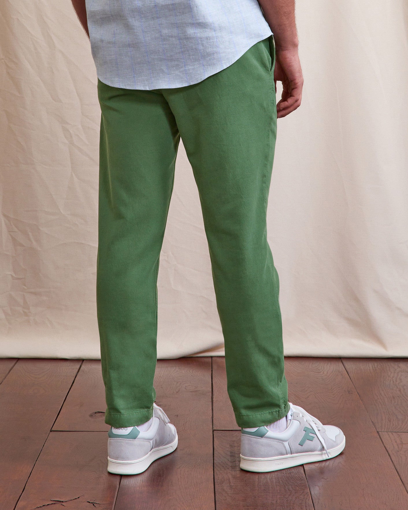 faguo-dreuille-pantalon-en-lin-vert-sapin image 6