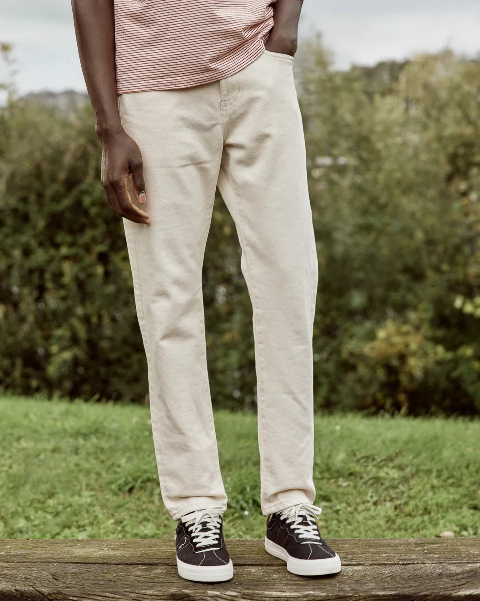 faguo-jean-denim-tapered-cru-coton-bio-homme image 1