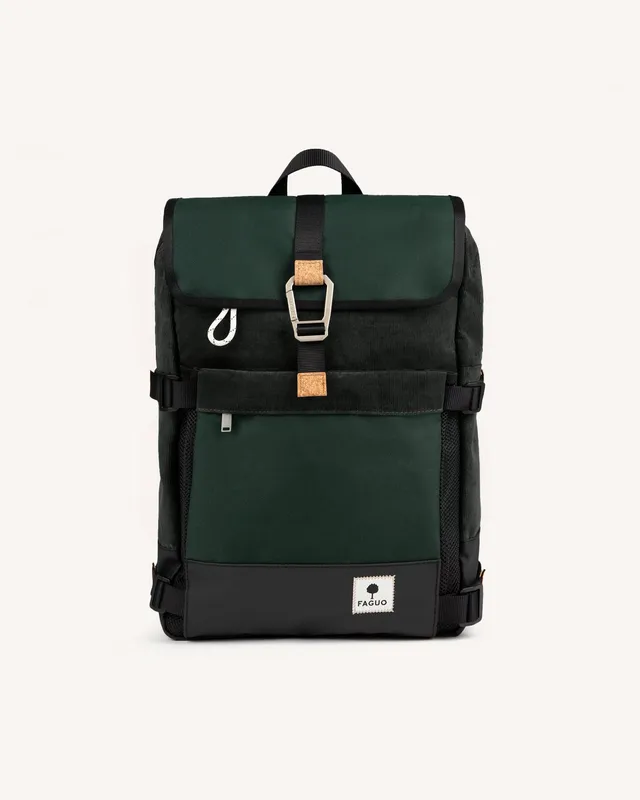 faguo-commuter-2-0-sac-dos-vert-fonc-15-pouces image 1