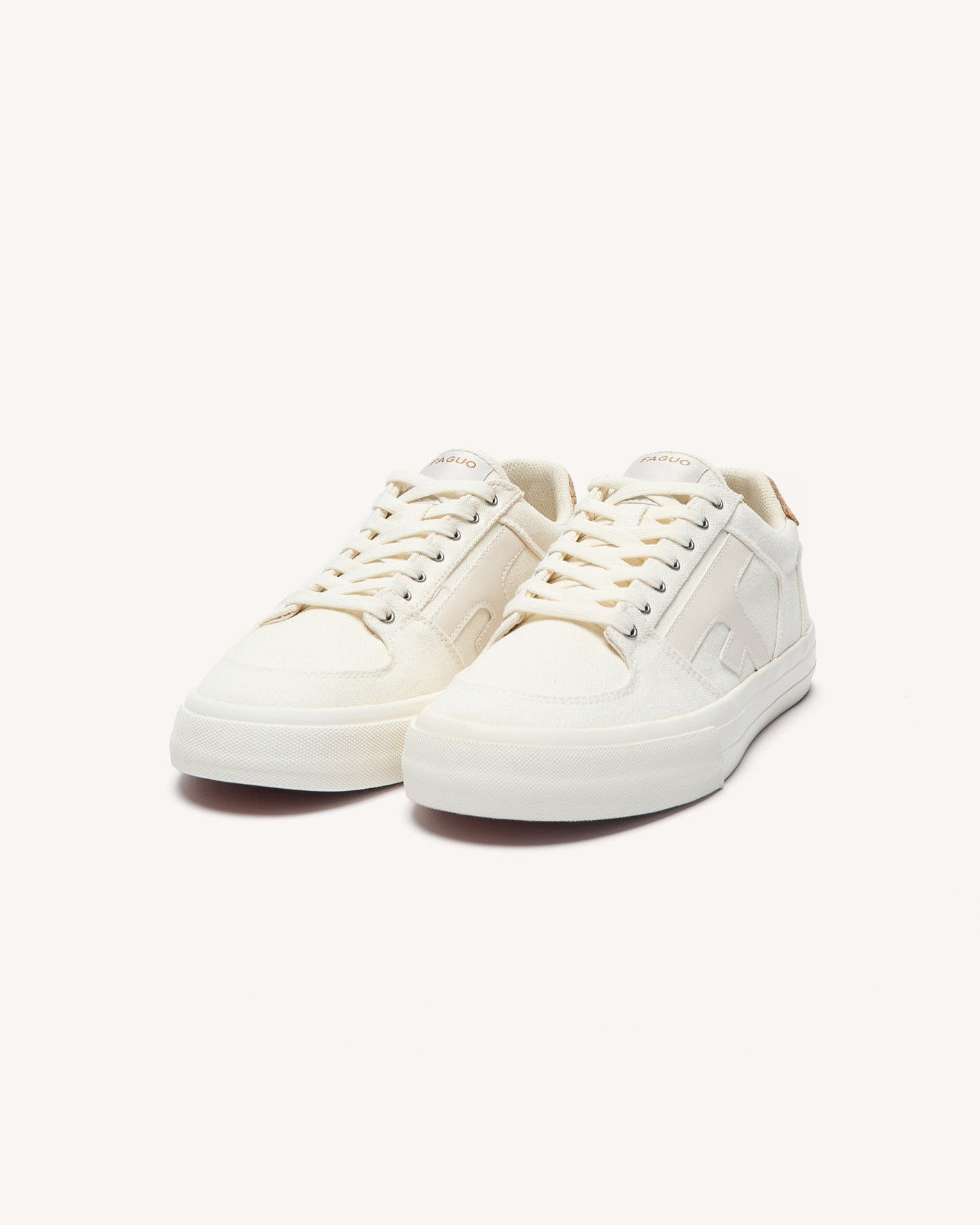 faguo-baskets-homme-walnut-toile-crue-coton-recycl-fm-s26cg0107-whi36 image 5