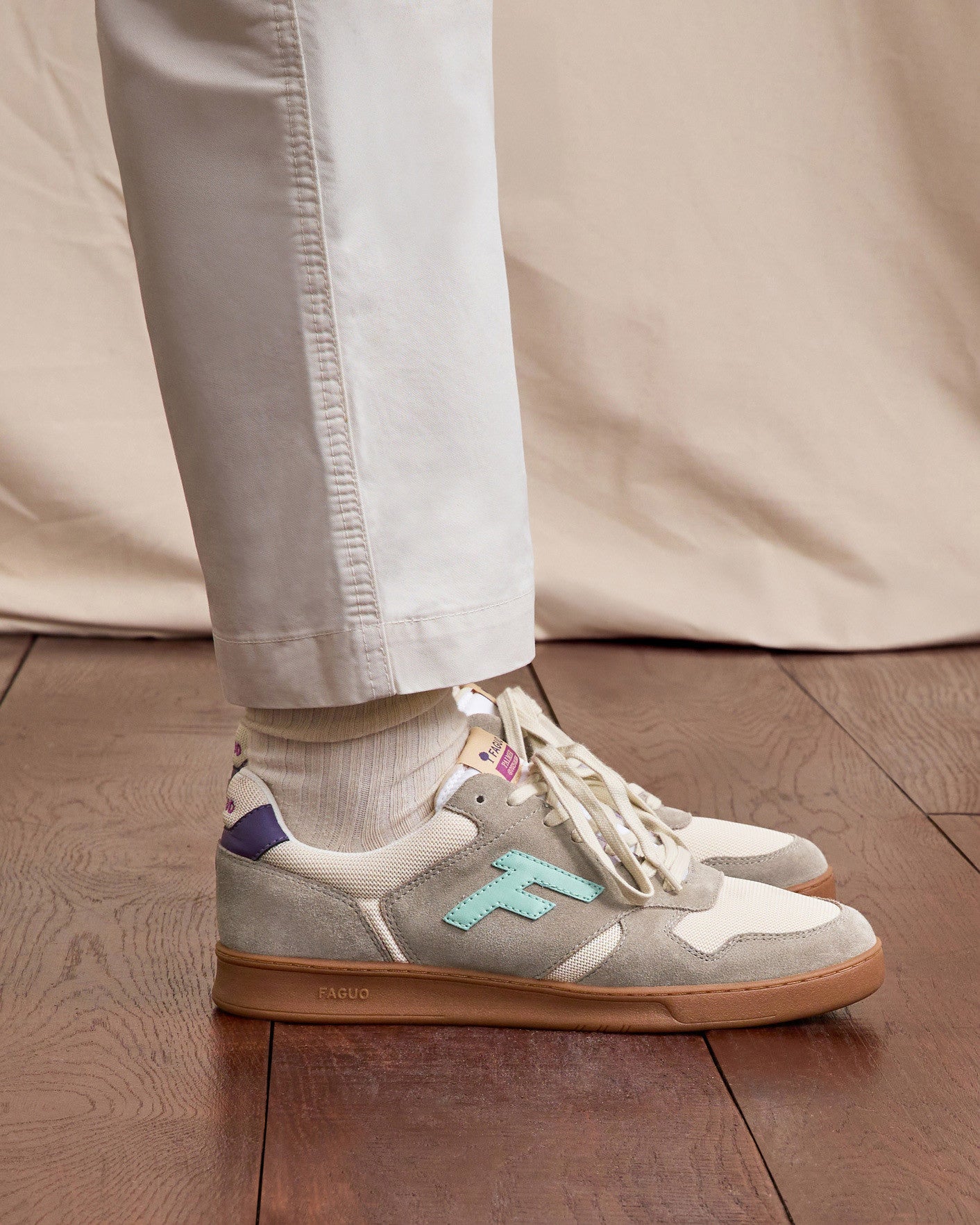 faguo-palmer-baskets-su-de-beige-et-kaki-clair image 2