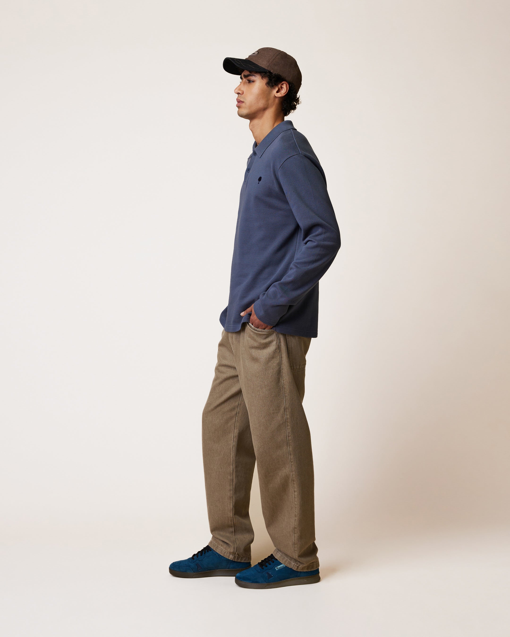 faguo-mercoire-polo-manches-longues-bleu-marine-coton-bio image 4