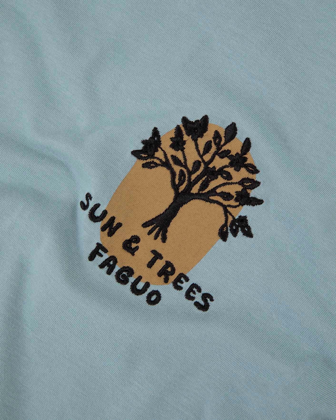 faguo-arcy-t-shirt-bleu-gris-coton image 4