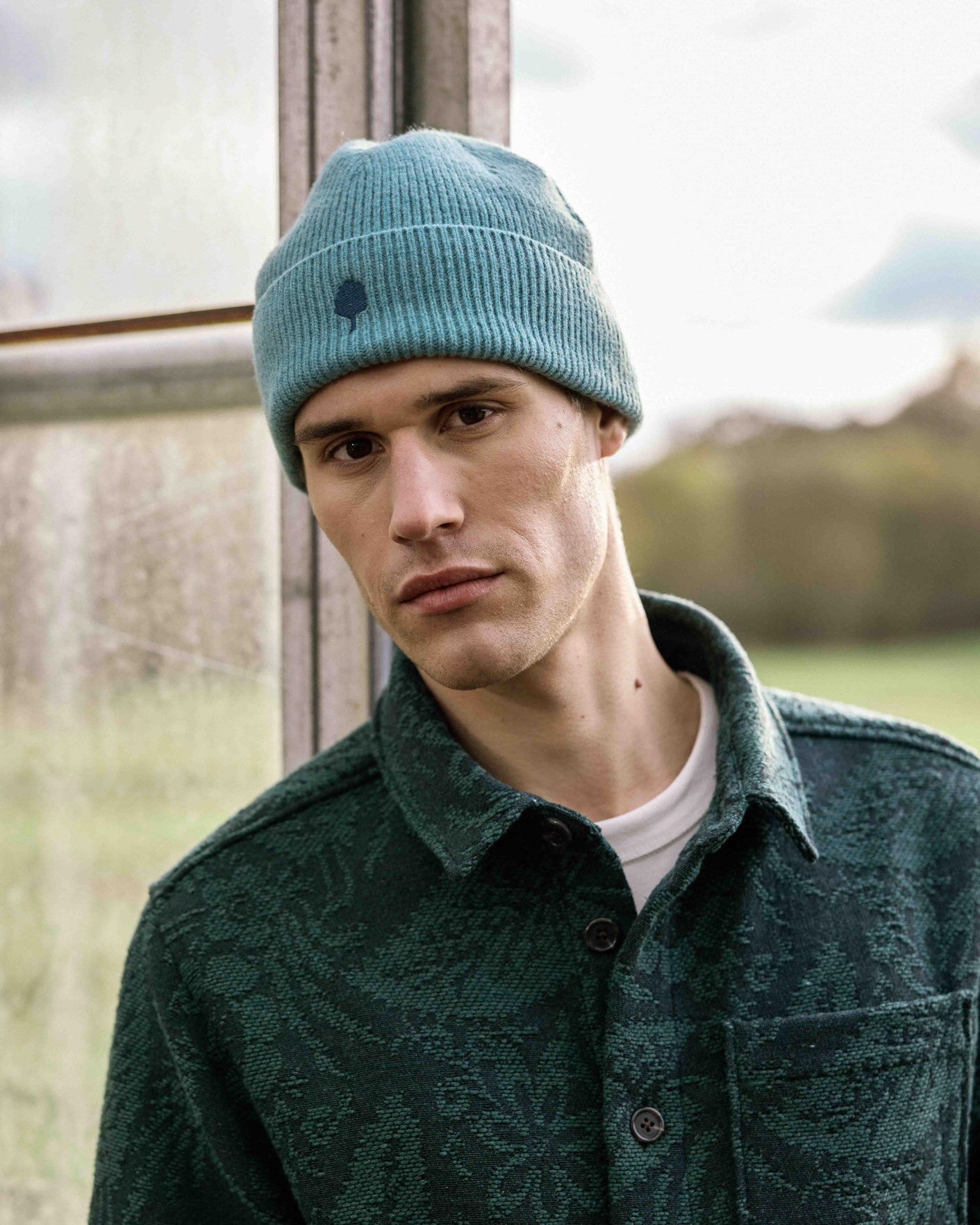 faguo-bonnet-en-laine-bleu-gris-maille-3d-z-ro-d-chet image 1