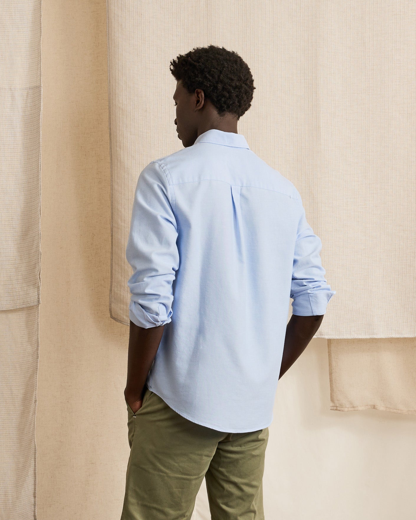 faguo-ivoy-chemise-bleu-ciel-oxford-coton image 1